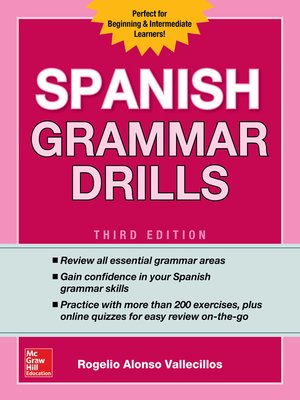 cover image of Spanish Grammar Drills
